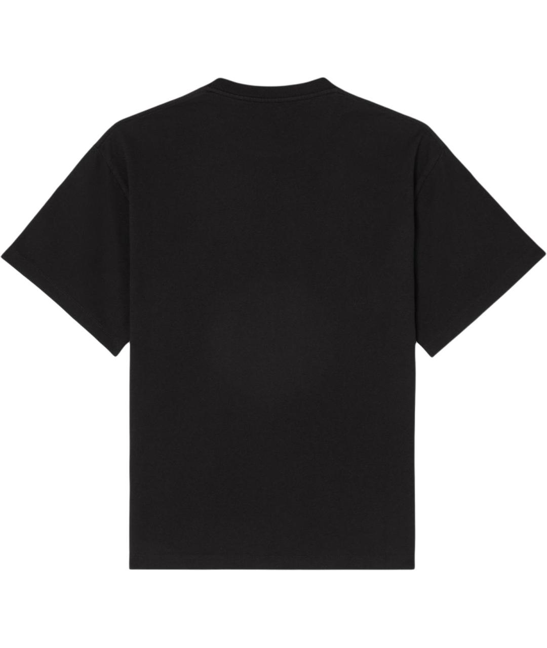 CELINE Черная футболка, фото 2