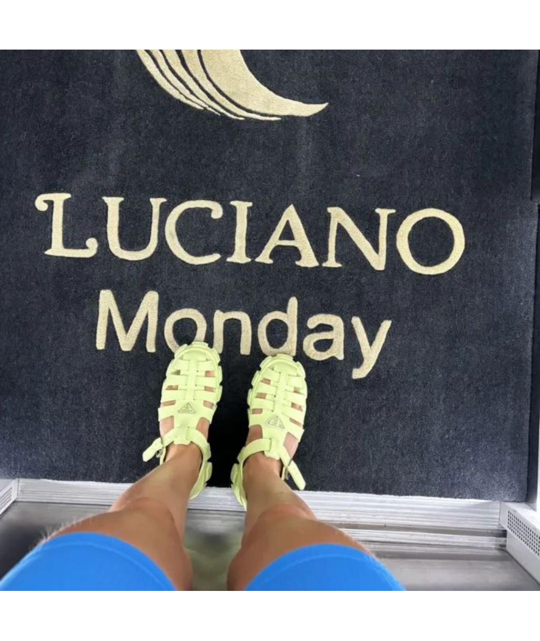 PRADA Салатовые сандалии, фото 4