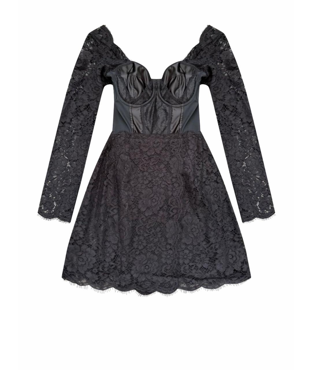 DOLCE&GABBANA Черное коктейльное платье, фото 1