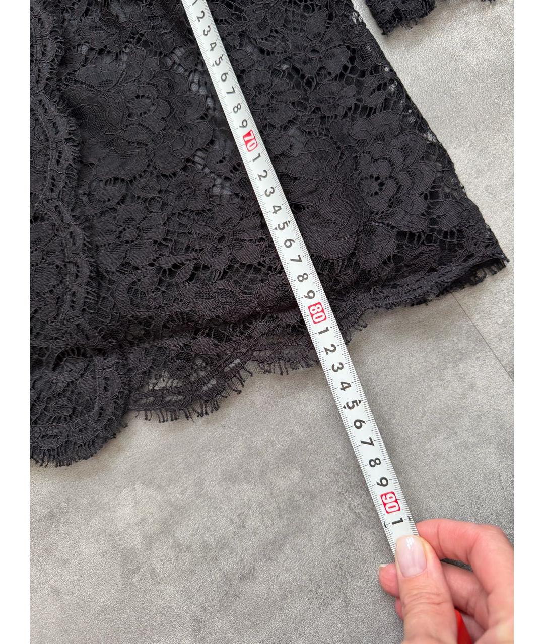 DOLCE&GABBANA Черное коктейльное платье, фото 5