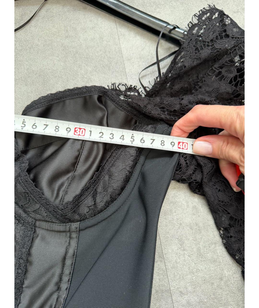 DOLCE&GABBANA Черное коктейльное платье, фото 4