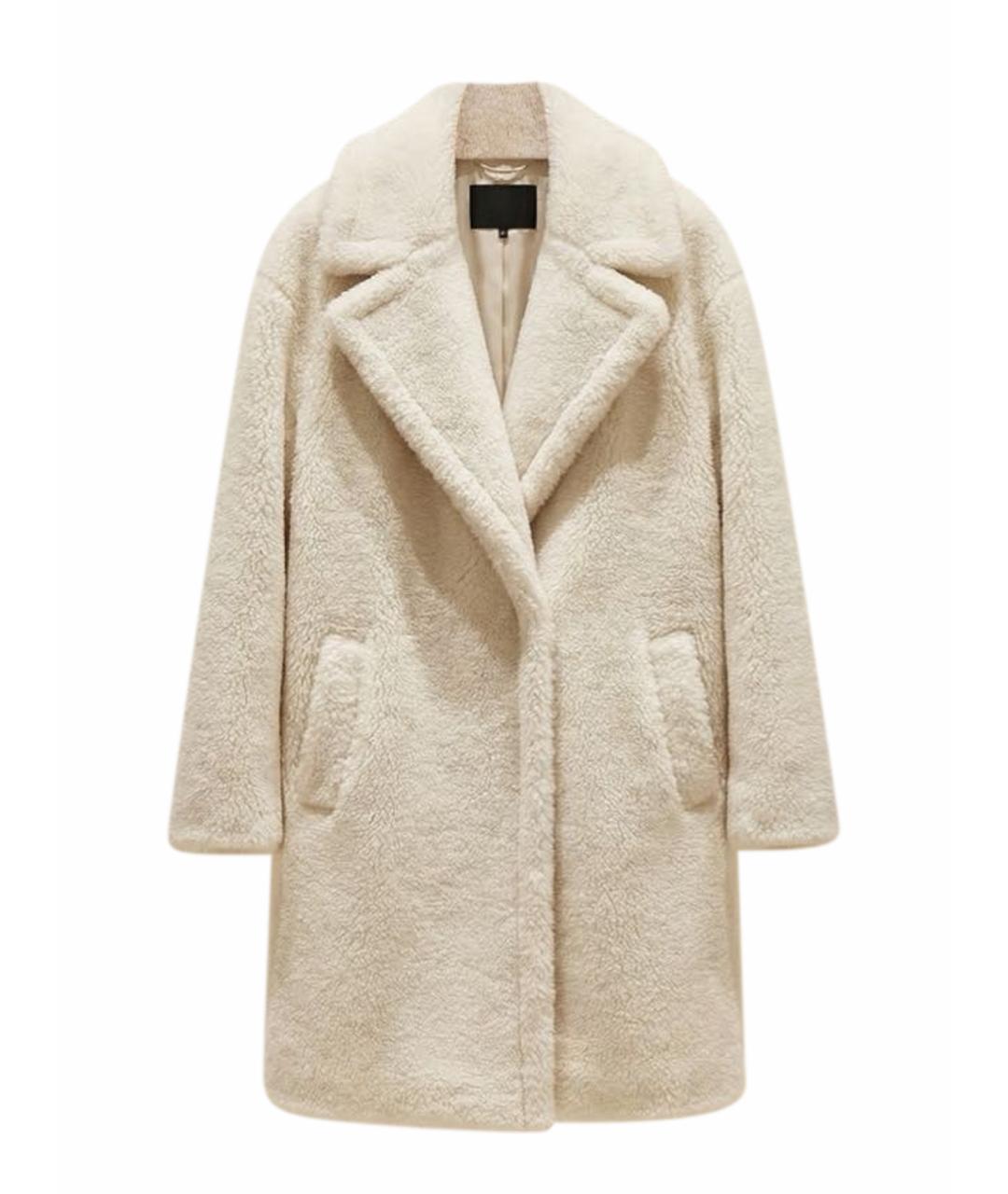 LE TWINS Бежевое пальто, фото 1