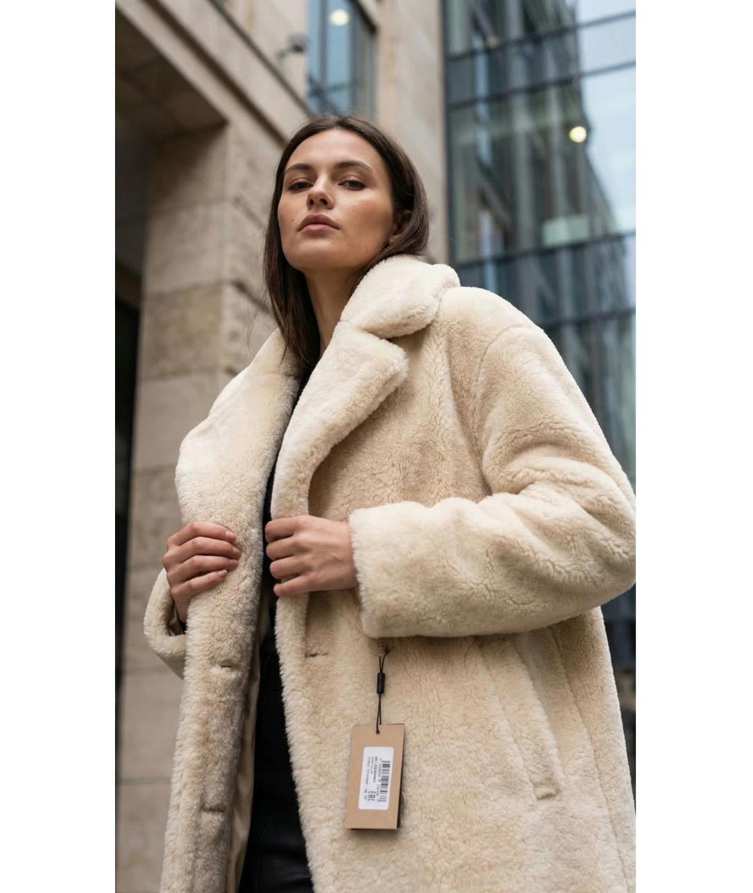 LE TWINS Бежевое пальто, фото 6