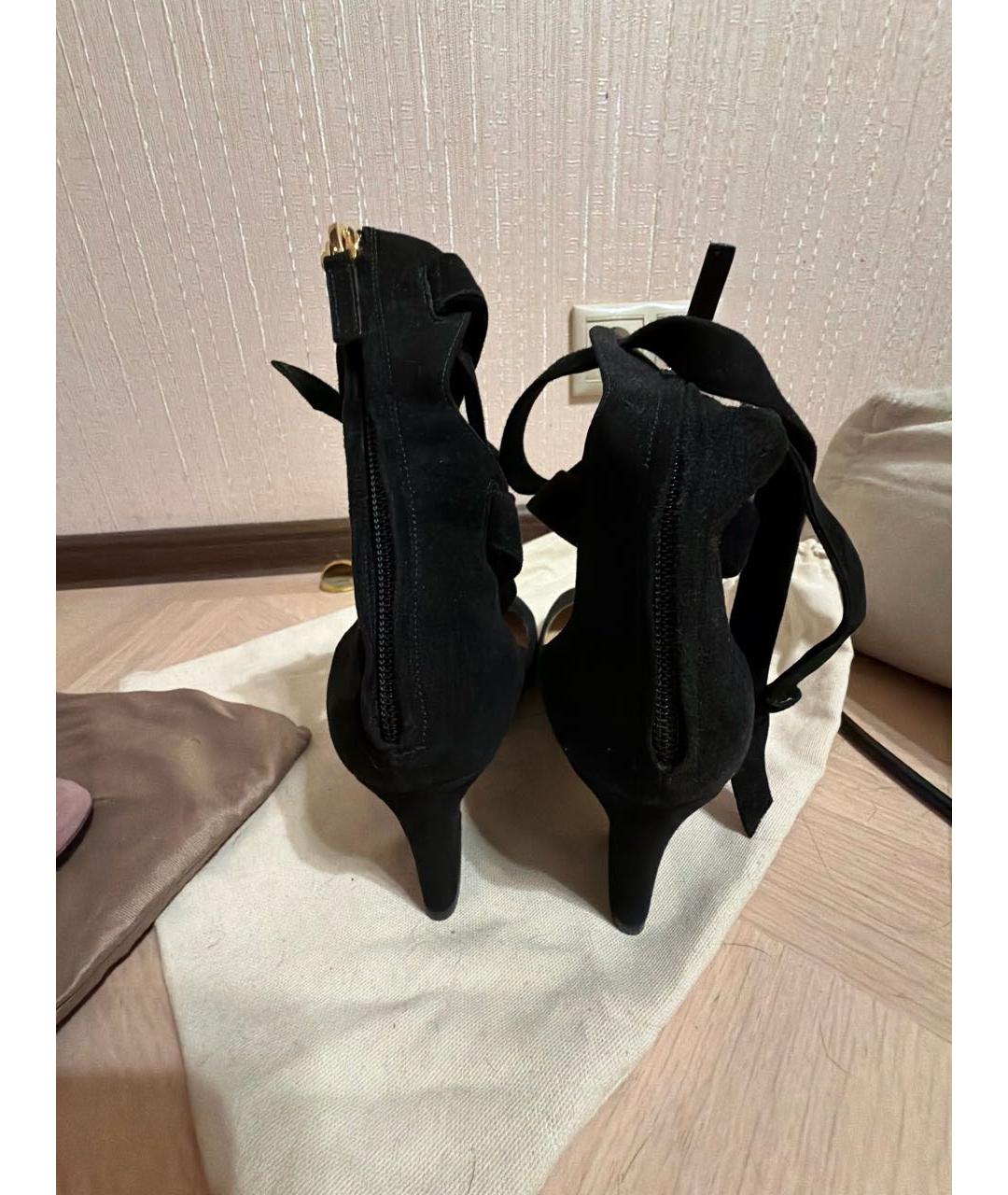 VALENTINO Черные замшевые туфли, фото 4