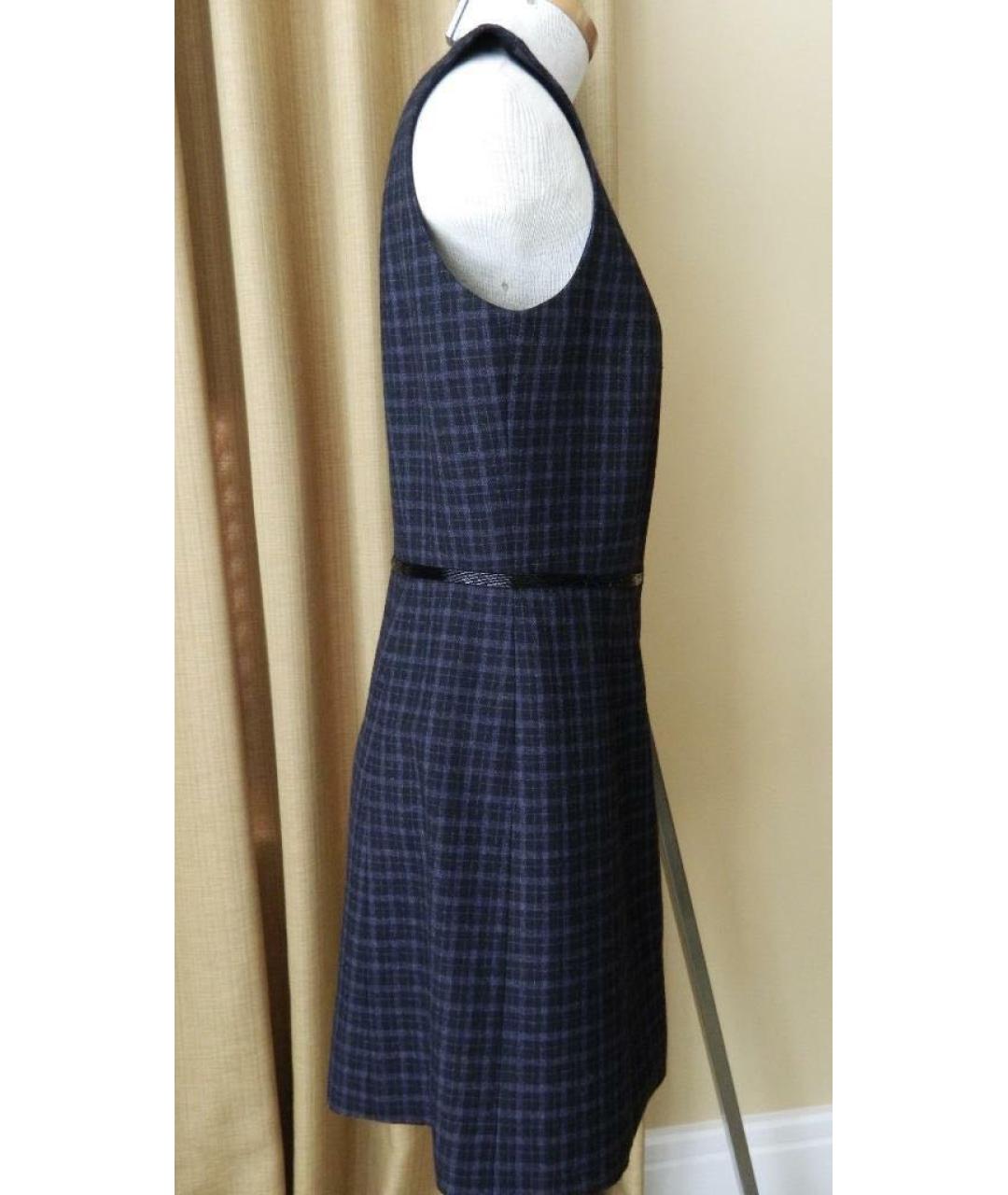 MARC BY MARC JACOBS Темно-синее шерстяное коктейльное платье, фото 4