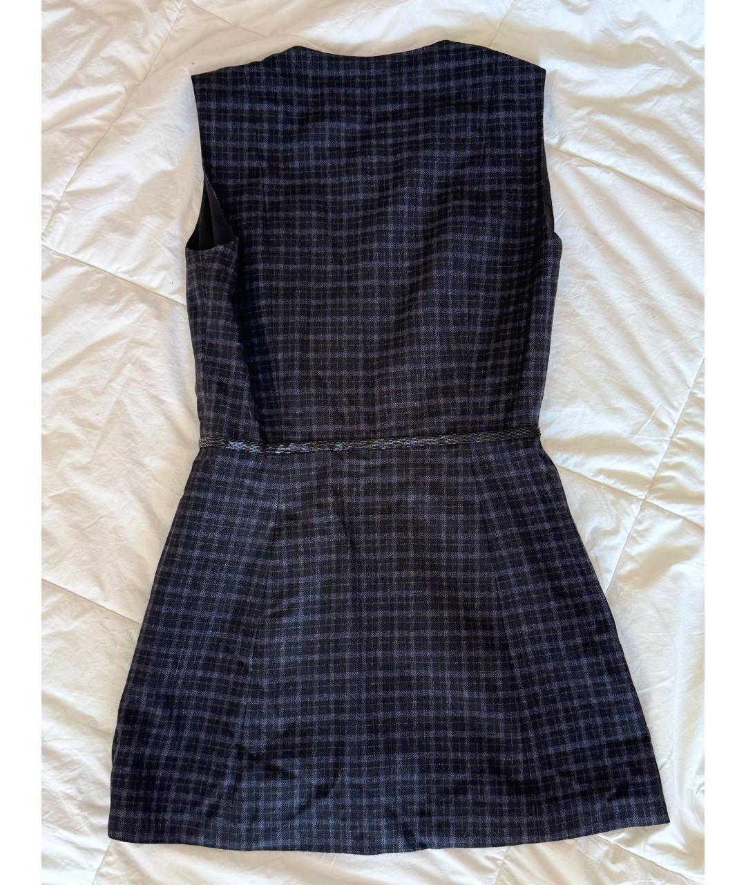 MARC BY MARC JACOBS Темно-синее шерстяное коктейльное платье, фото 6