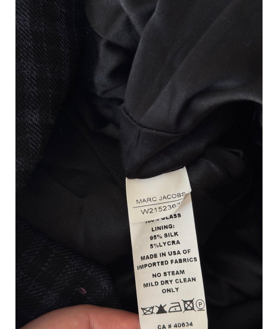 MARC BY MARC JACOBS Темно-синее шерстяное коктейльное платье, фото 7