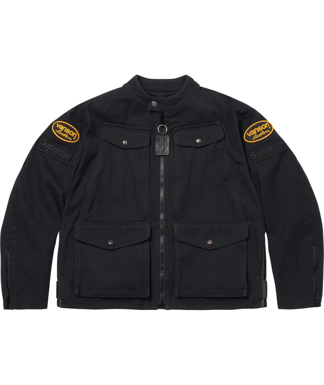 SUPREME Черная куртка, фото 1