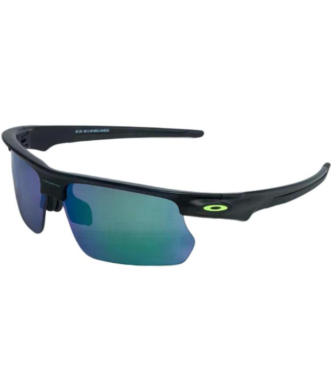 OAKLEY Черные пластиковые солнцезащитные очки, фото 1