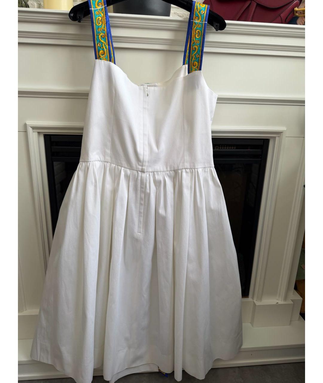 DOLCE&GABBANA Белый сарафан, фото 6