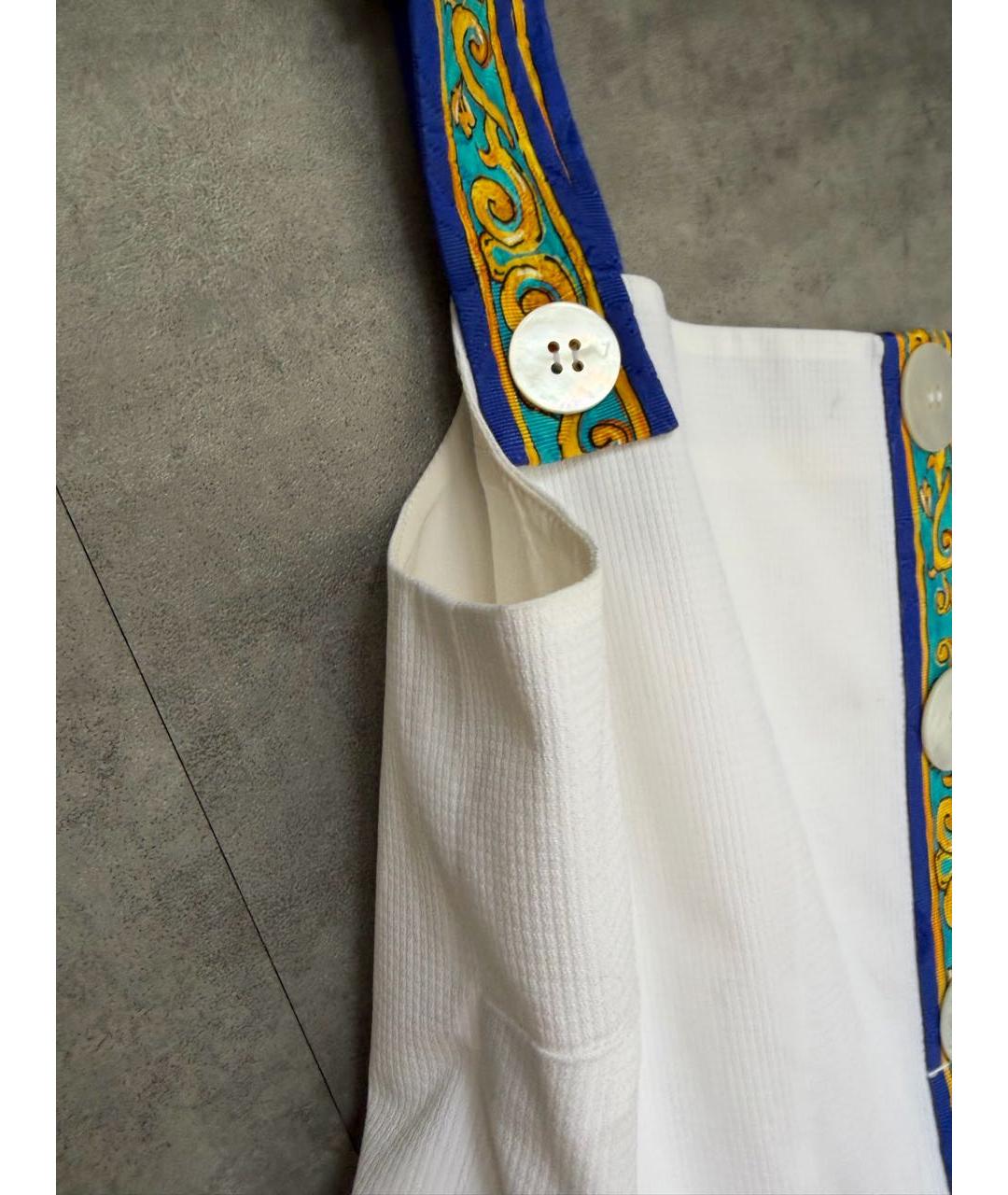 DOLCE&GABBANA Белый сарафан, фото 5