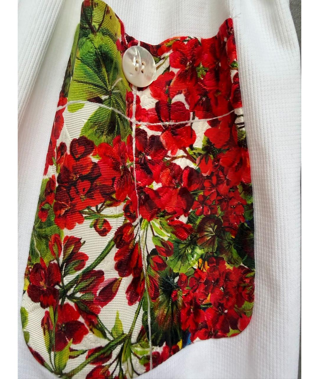 DOLCE&GABBANA Белый сарафан, фото 4