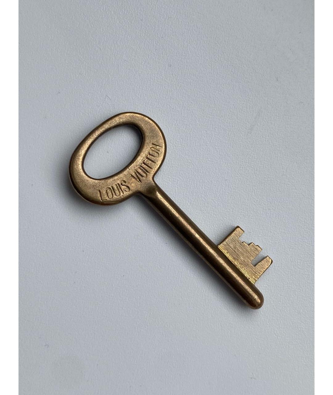 LOUIS VUITTON BEAUTY Коричневый кожаный чемодан, фото 8