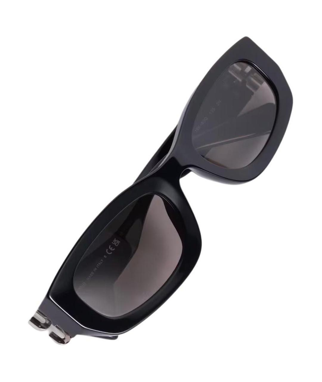 MIU MIU Черные пластиковые солнцезащитные очки, фото 4