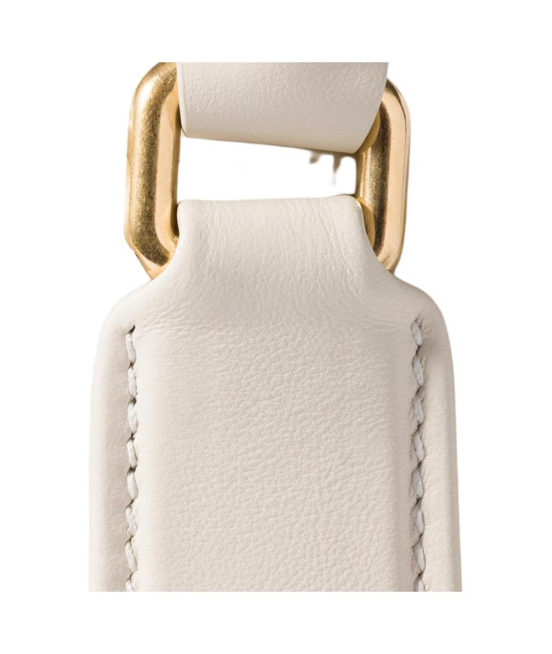 MIU MIU Белая кожаная сумка через плечо, фото 5