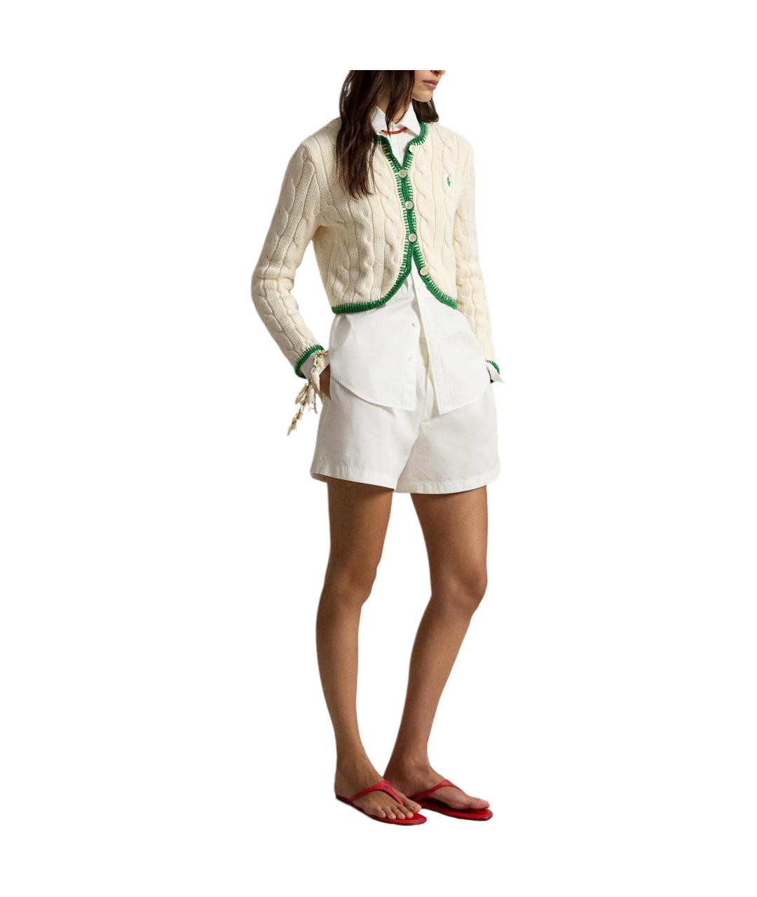 POLO RALPH LAUREN Бежевый кардиган, фото 2