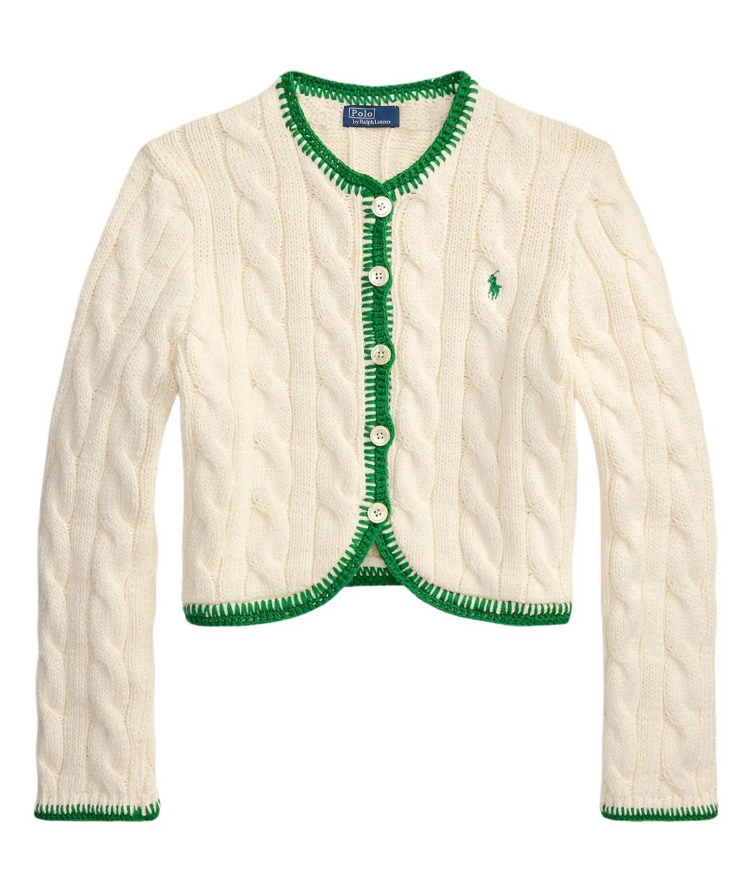 POLO RALPH LAUREN Бежевый кардиган, фото 1