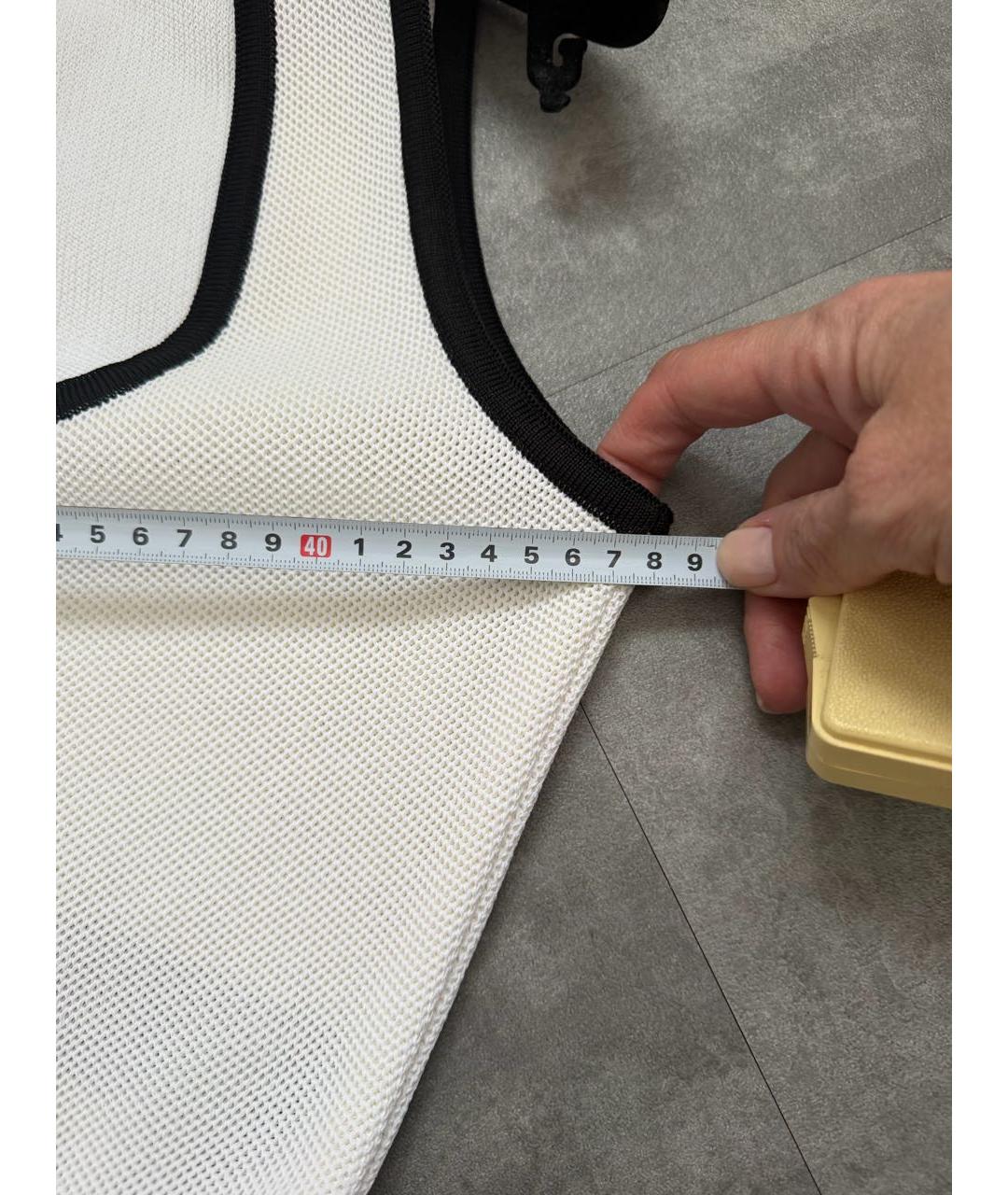 BALMAIN Белое повседневное платье, фото 5