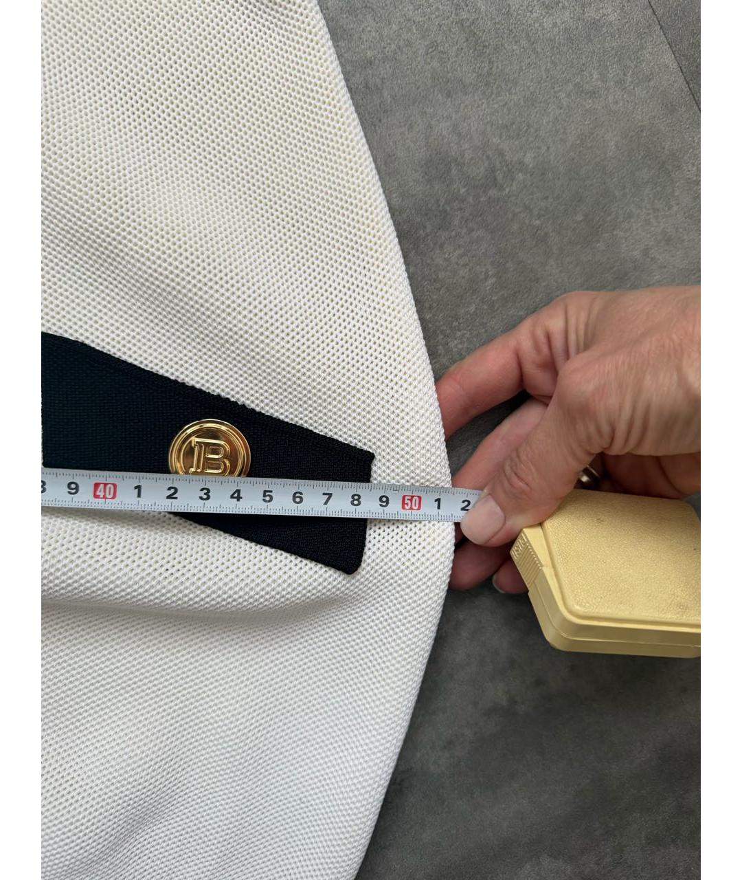 BALMAIN Белое повседневное платье, фото 8