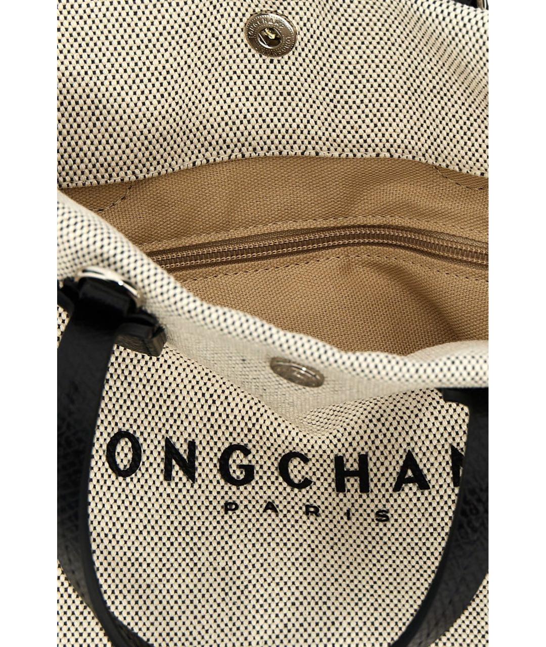 LONGCHAMP Серая хлопковая сумка через плечо, фото 7