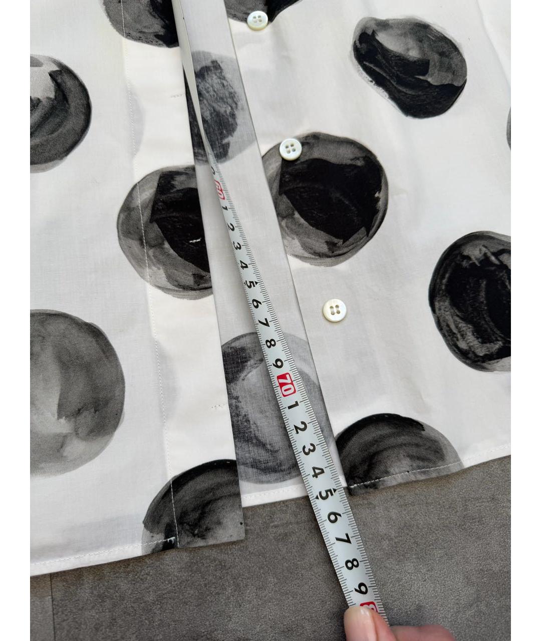 DOLCE&GABBANA Белая хлопковая рубашка, фото 3