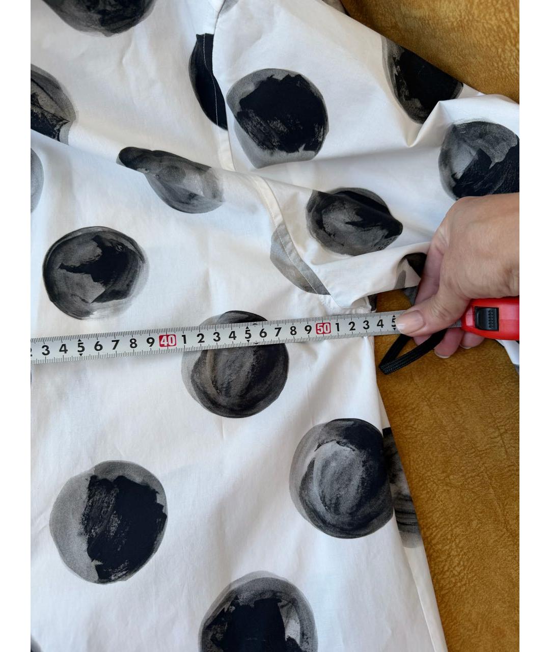 DOLCE&GABBANA Белая хлопковая рубашка, фото 4