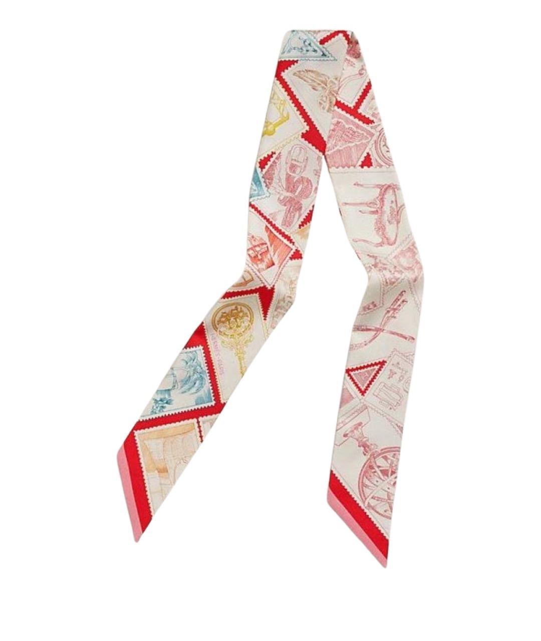 HERMES Мульти шелковый платок, фото 1