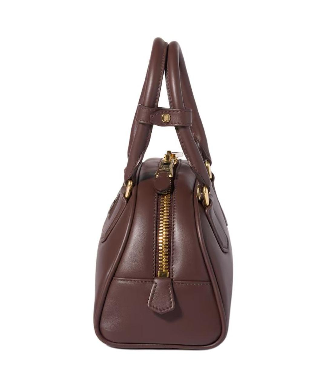 MIU MIU Коричневая кожаная сумка через плечо, фото 4