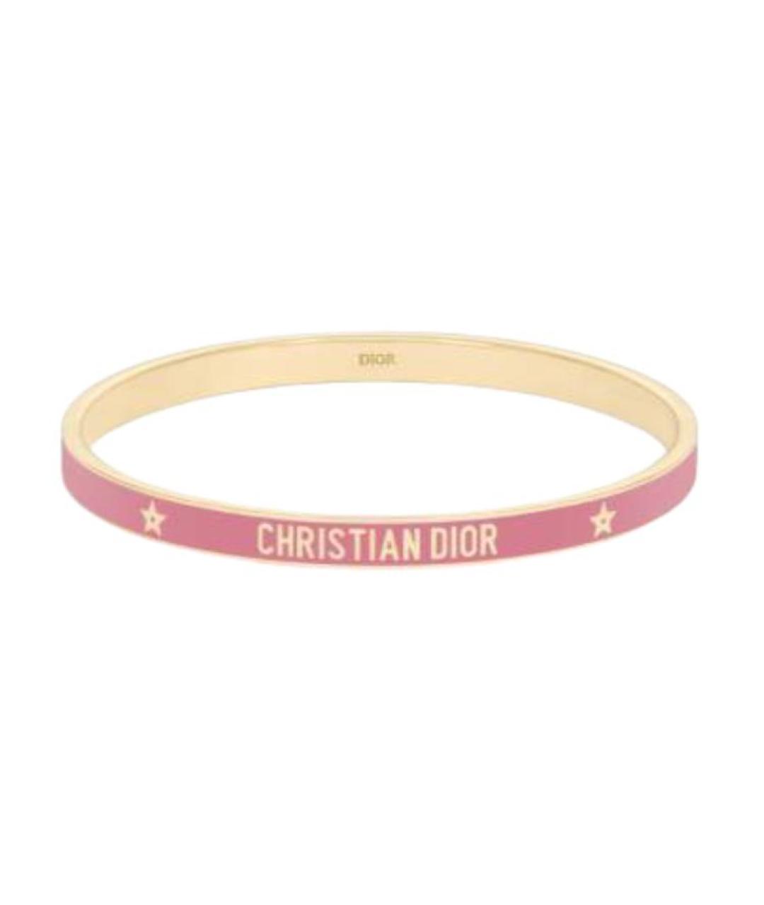 CHRISTIAN DIOR Золотой металлический браслет, фото 1