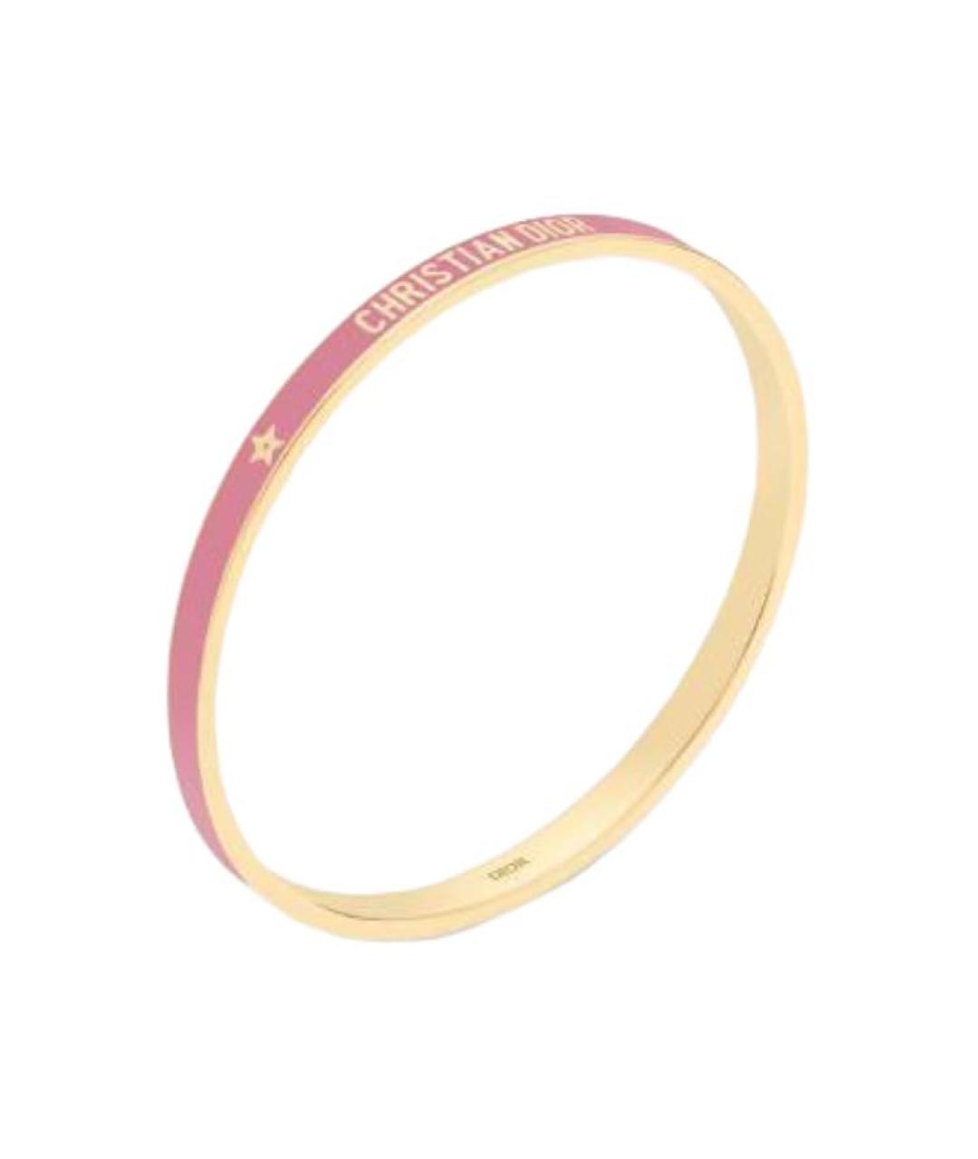 CHRISTIAN DIOR Золотой металлический браслет, фото 2