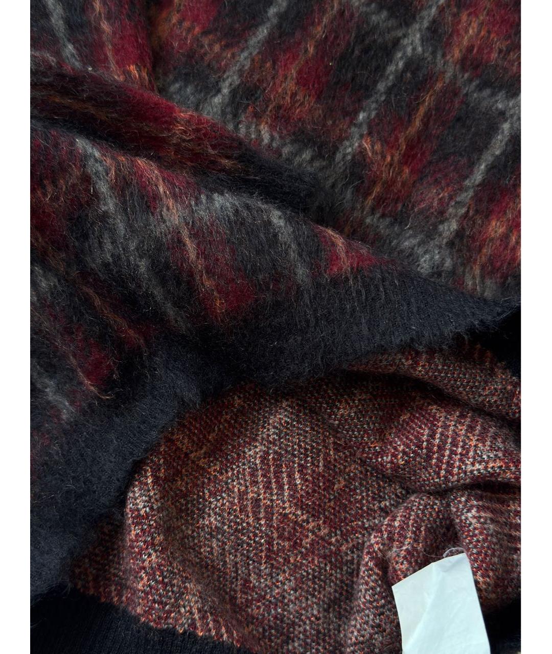NO. 21 Бордовый шерстяной джемпер / свитер, фото 3
