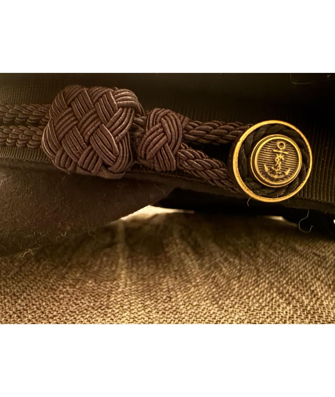 SAINT LAURENT Черная шерстяная шапка, фото 5