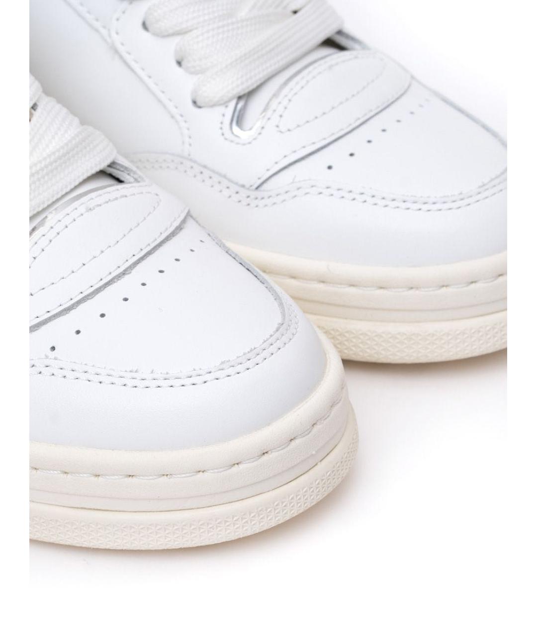 PINKO Белые кожаные кеды, фото 2