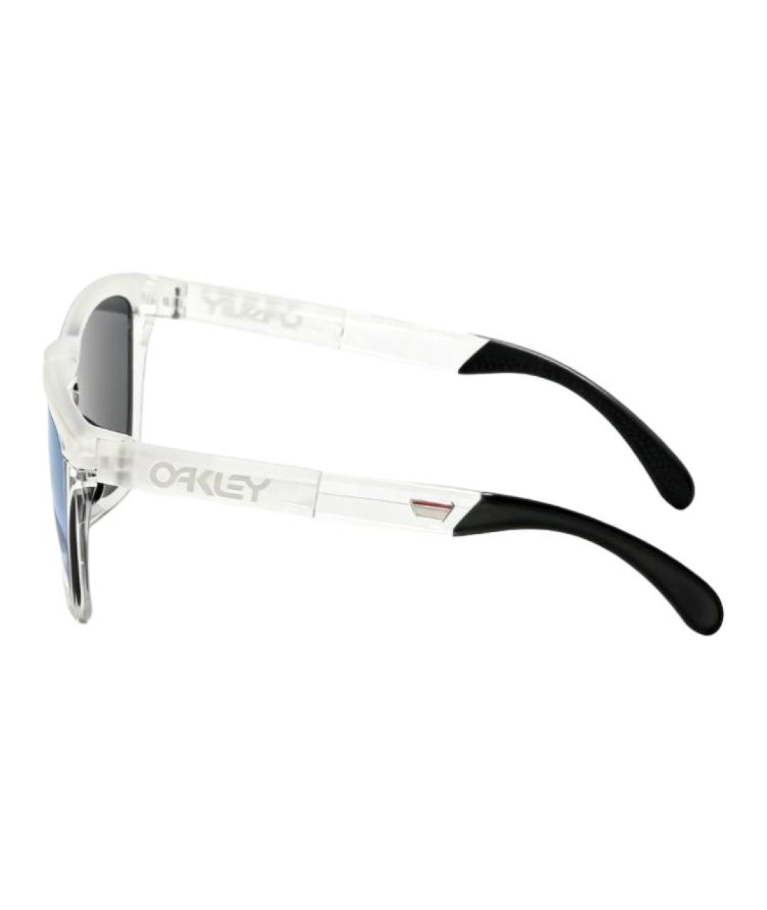 OAKLEY Белые пластиковые солнцезащитные очки, фото 3