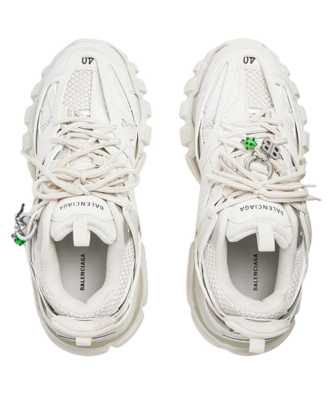 BALENCIAGA Белые низкие кроссовки / кеды, фото 5