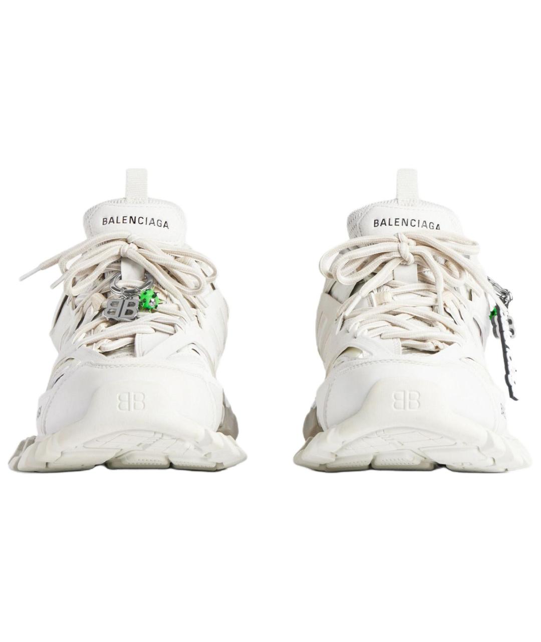 BALENCIAGA Белые низкие кроссовки / кеды, фото 4
