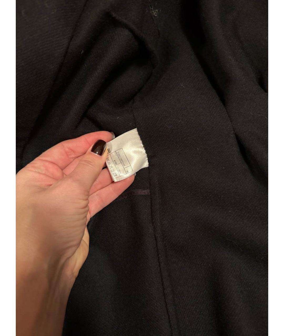 ERMANNO SCERVINO Черное пальто, фото 6