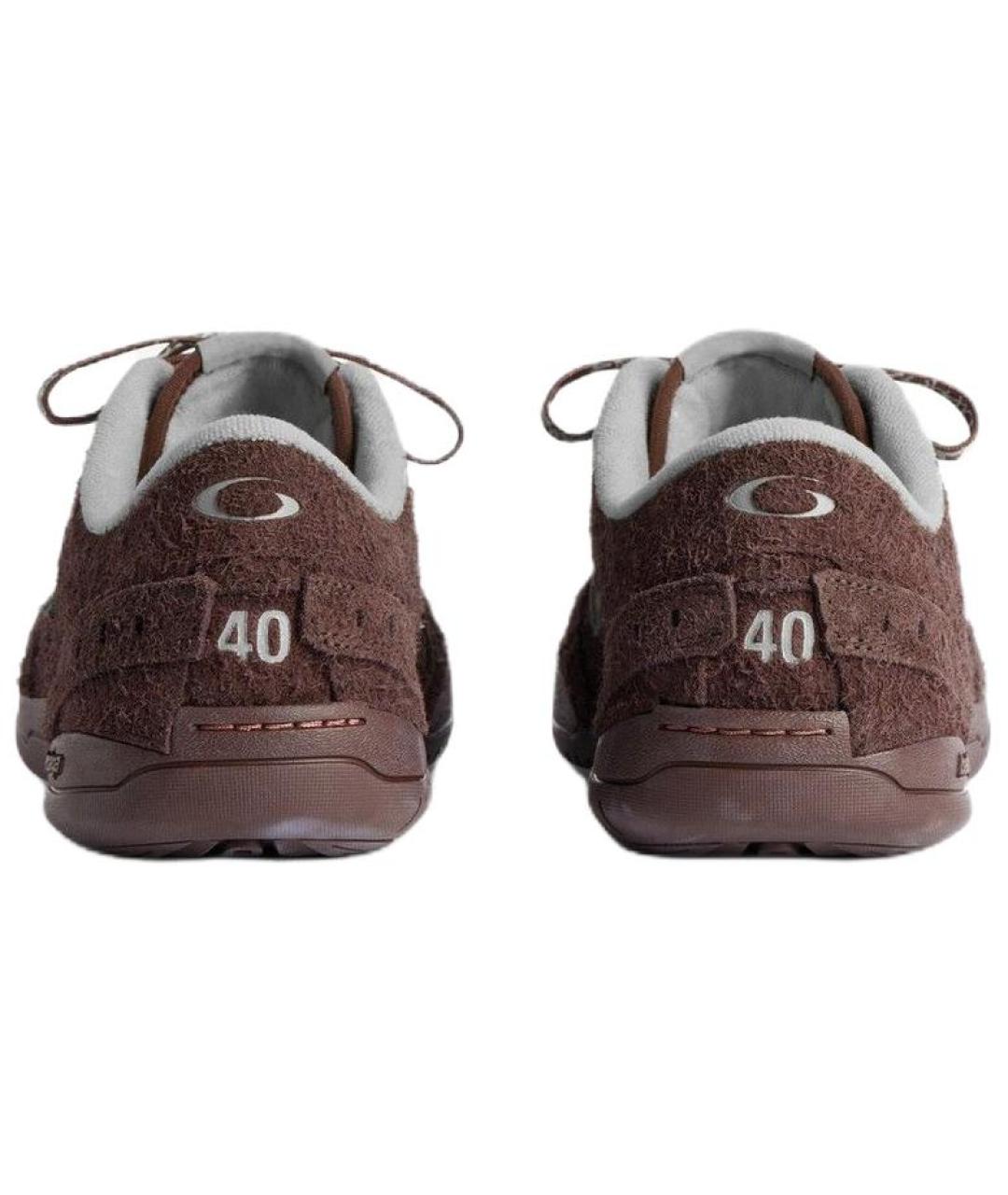 BALENCIAGA Коричневые низкие кроссовки / кеды, фото 5