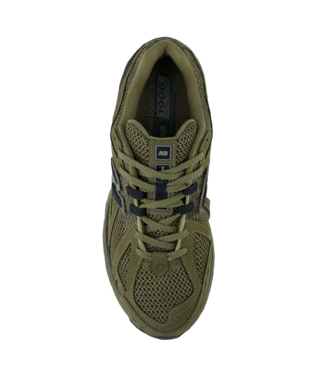 NEW BALANCE Зеленые низкие кроссовки / кеды, фото 3