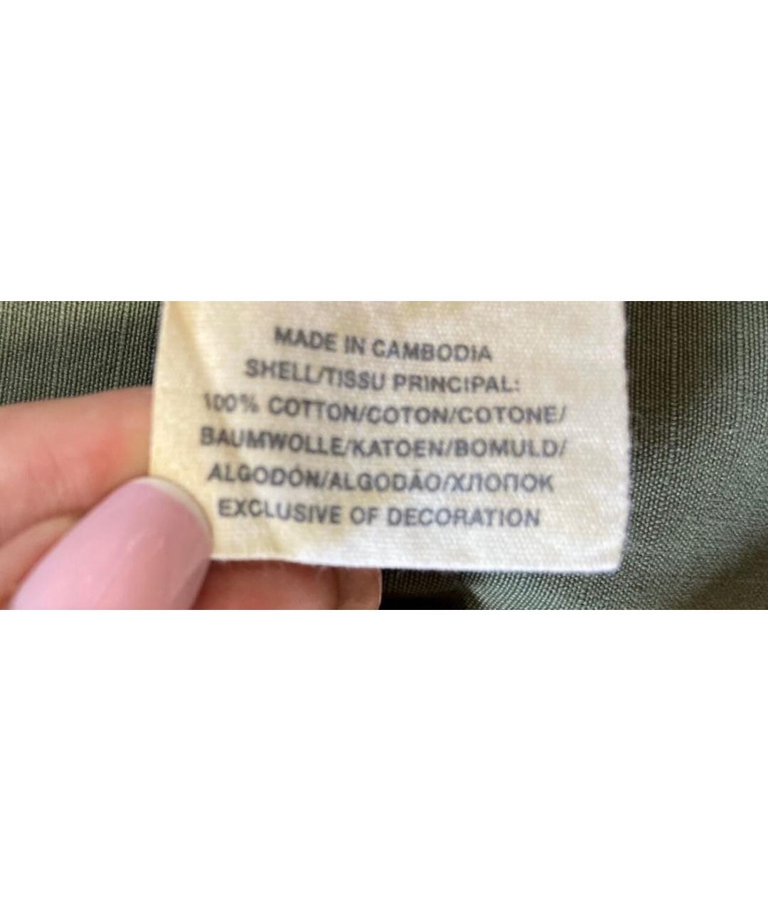 RALPH LAUREN Хаки хлопковая куртка, фото 8