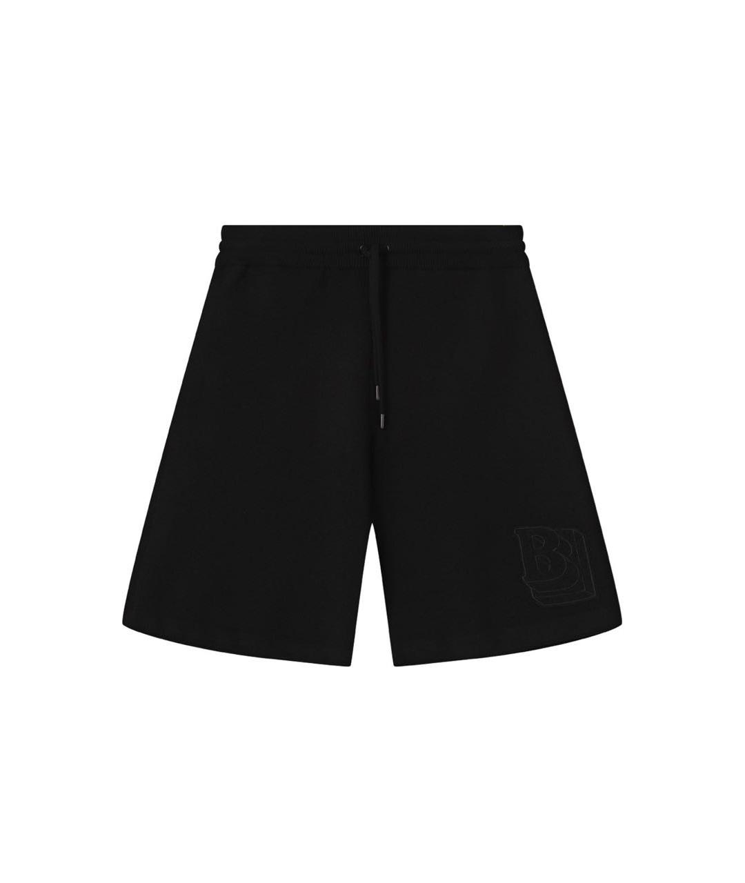 BURBERRY Черные шерстяные шорты, фото 5