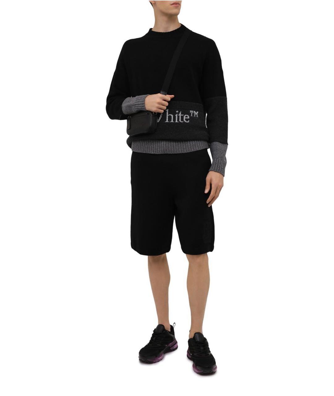 BURBERRY Черные шерстяные шорты, фото 3