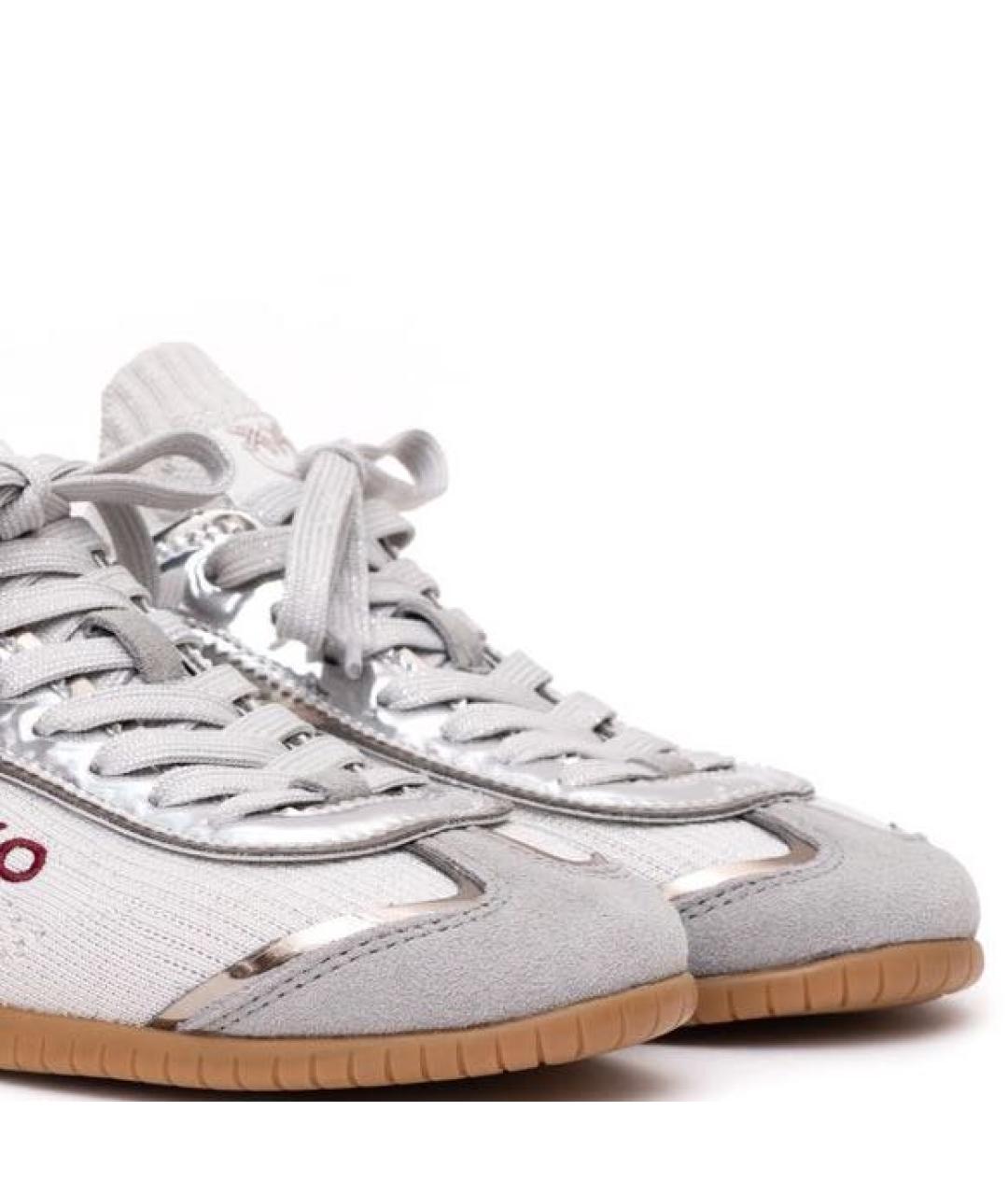 PINKO Серые текстильные кроссовки, фото 3