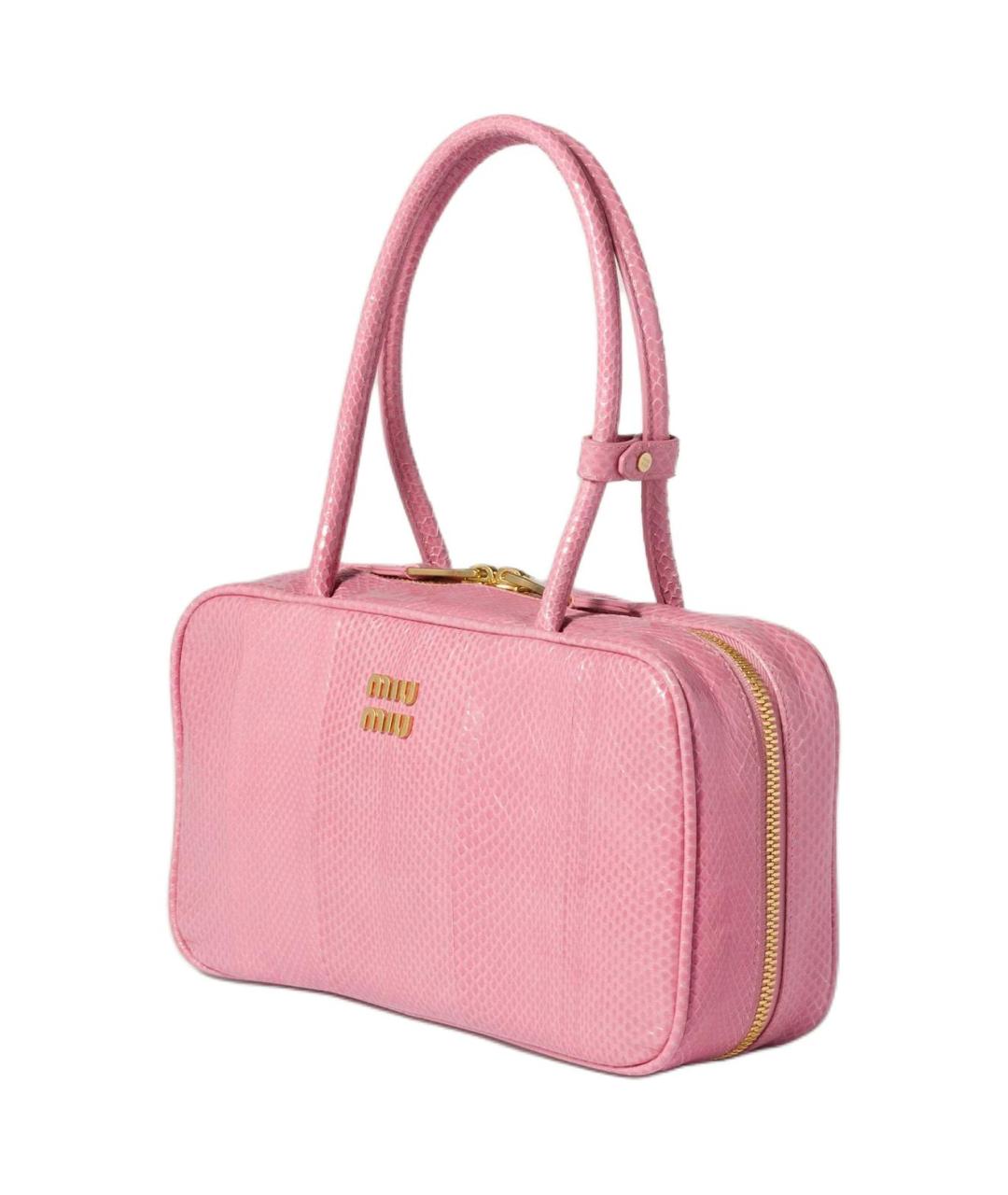 MIU MIU Розовая сумка через плечо, фото 2