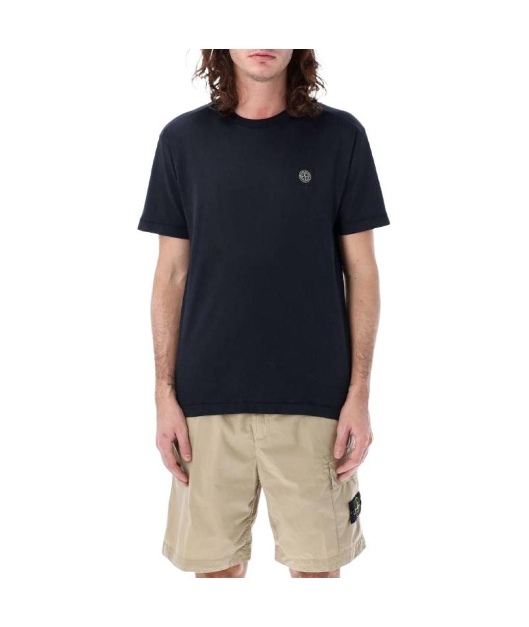 STONE ISLAND Синяя футболка, фото 3