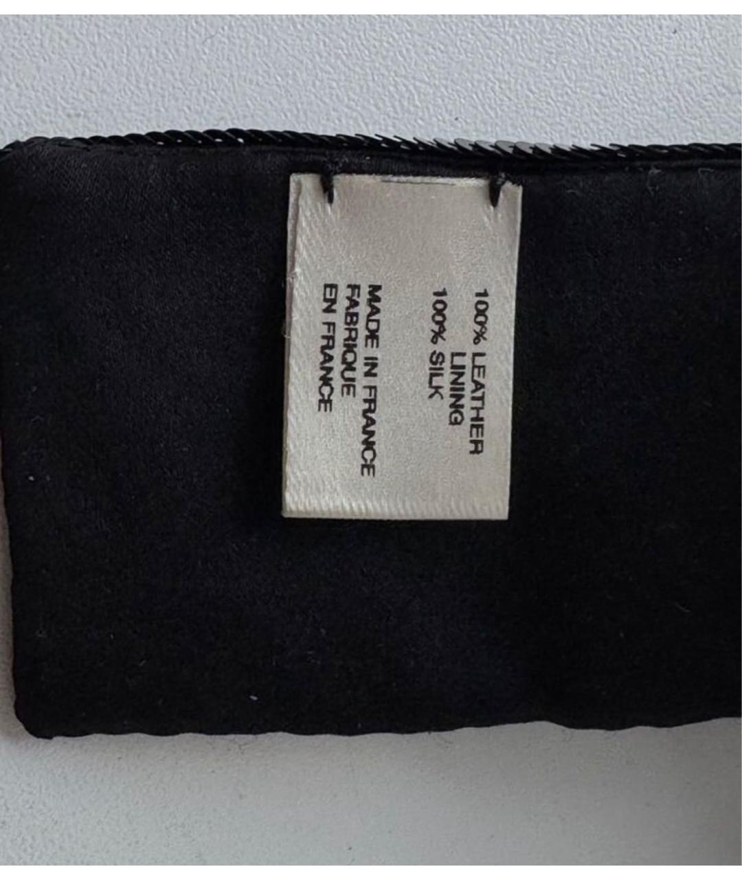 SAINT LAURENT Черный шелковый чокер, фото 6