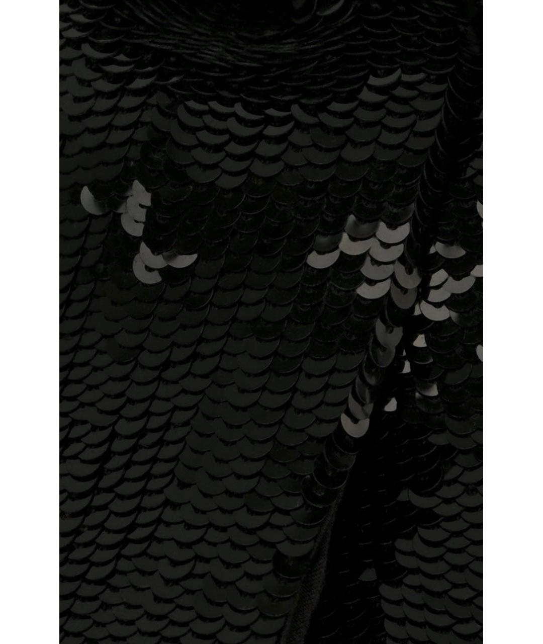 SAINT LAURENT Черный шелковый чокер, фото 3