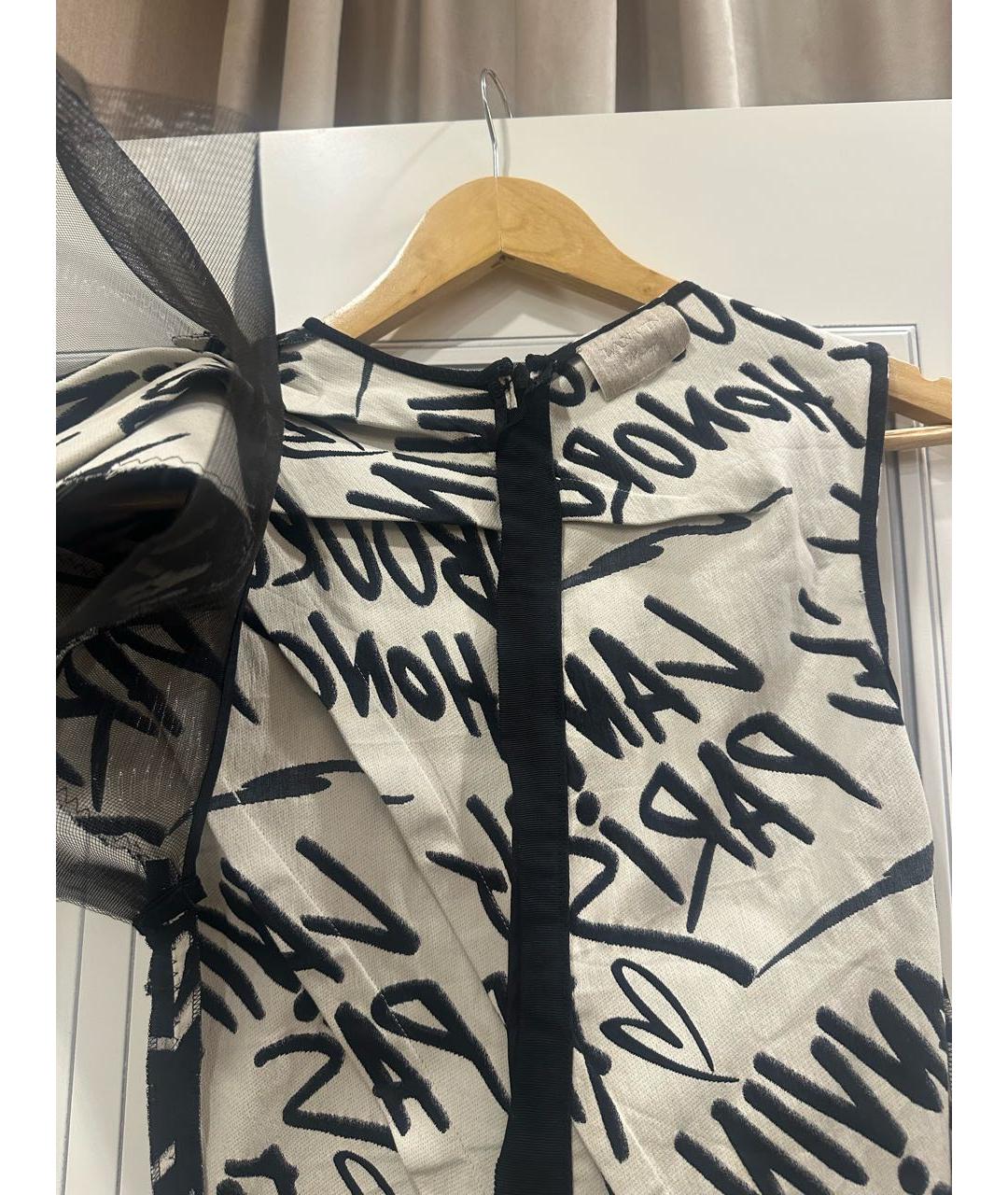 LANVIN Черное хлопковое коктейльное платье, фото 7