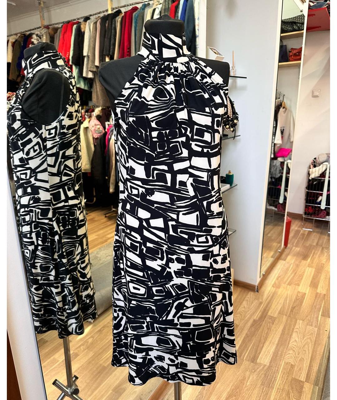 RALPH LAUREN Черное полиэстеровое повседневное платье, фото 6