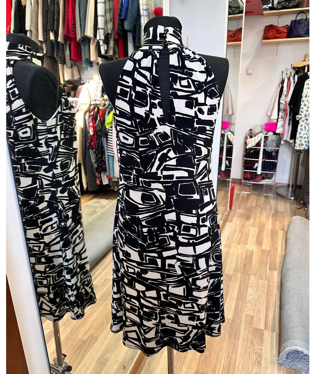 RALPH LAUREN Черное полиэстеровое повседневное платье, фото 2